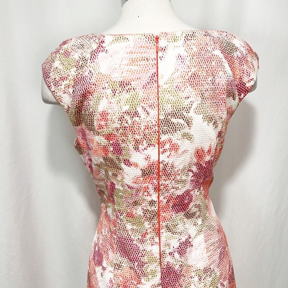 Adrianna Papell Pink Floral Dress - Picture 5 of 13